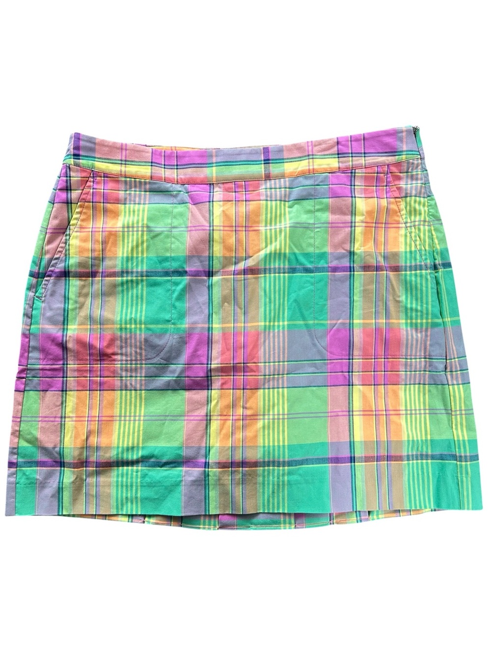 Polo Golf Ralph Lauren Women’s 6 Skirt Cascade Skort Estate Plaid NWT